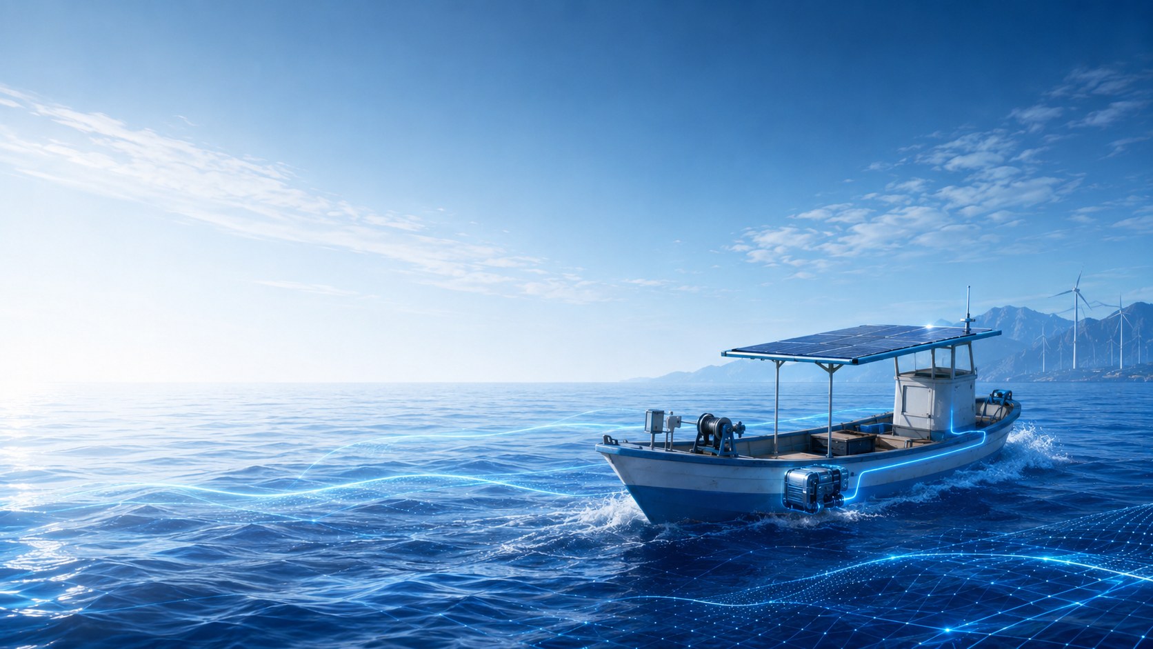 Small coastal fishing vessel energy retrofit