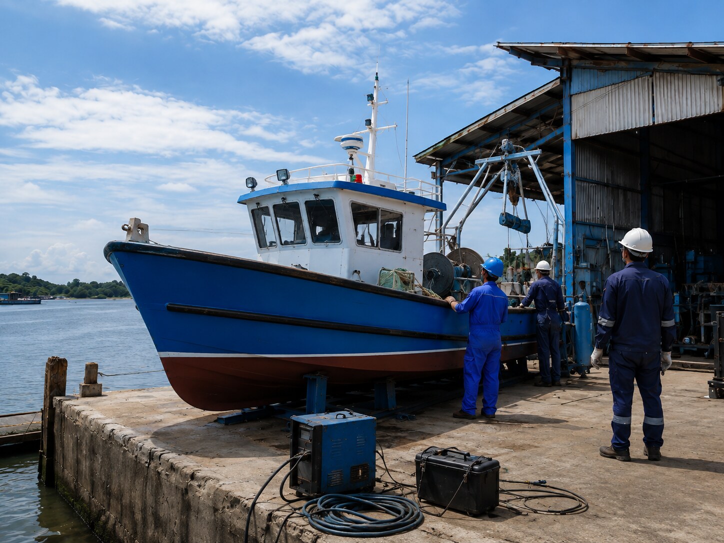 Local shipyard and vessel construction survey